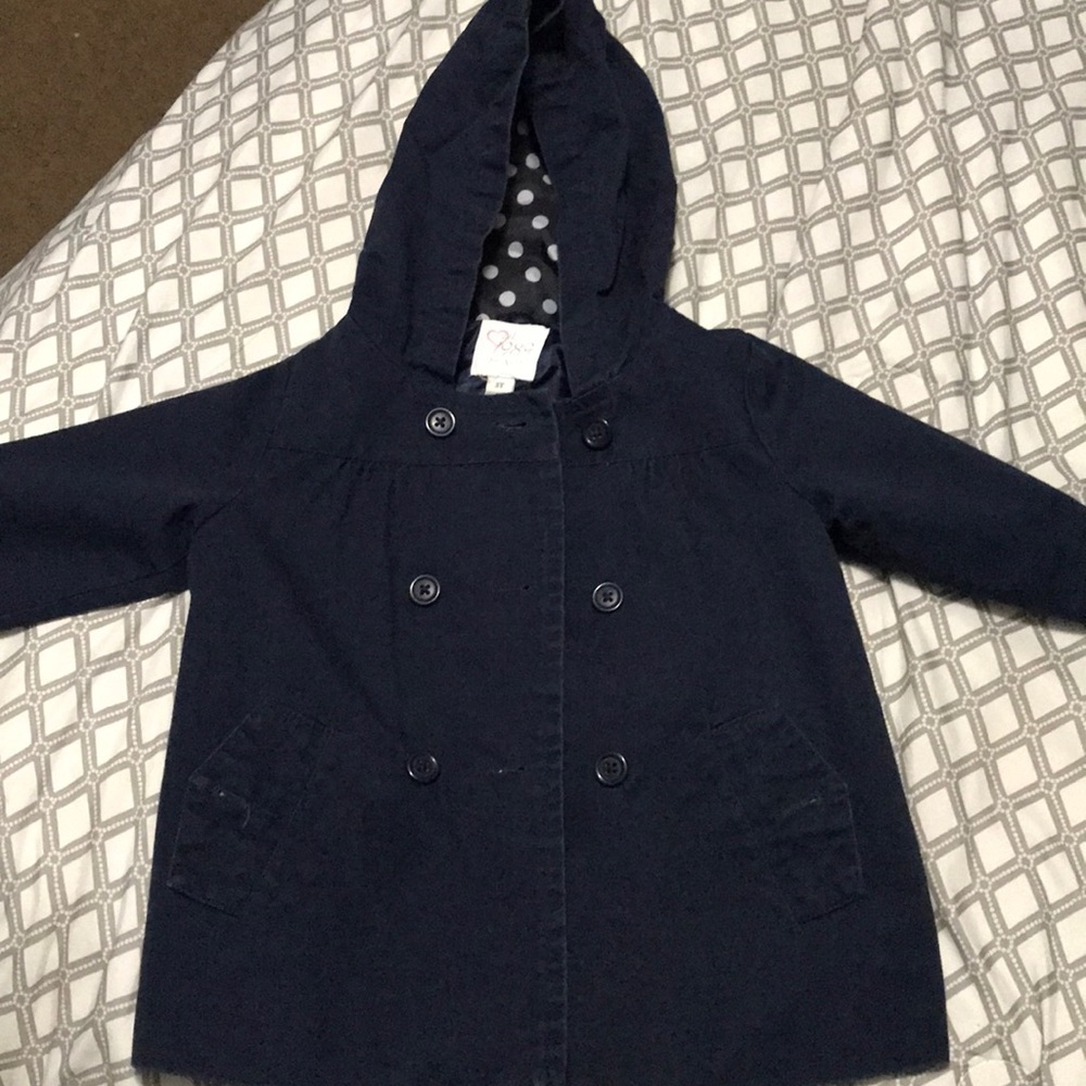 Toddler girls 3t navy blue jacket